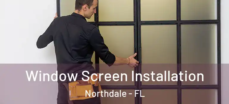 Window Screen Installation Northdale - FL